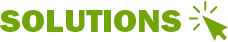 Solutions navigation text